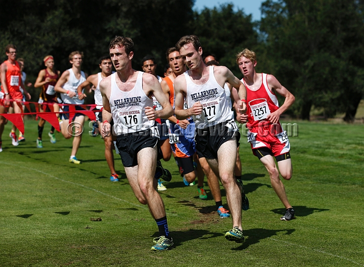 2014StanfordSeededBoys-415.JPG - Seeded boys race at the Stanford Invitational, September 27, Stanford Golf Course, Stanford, California.